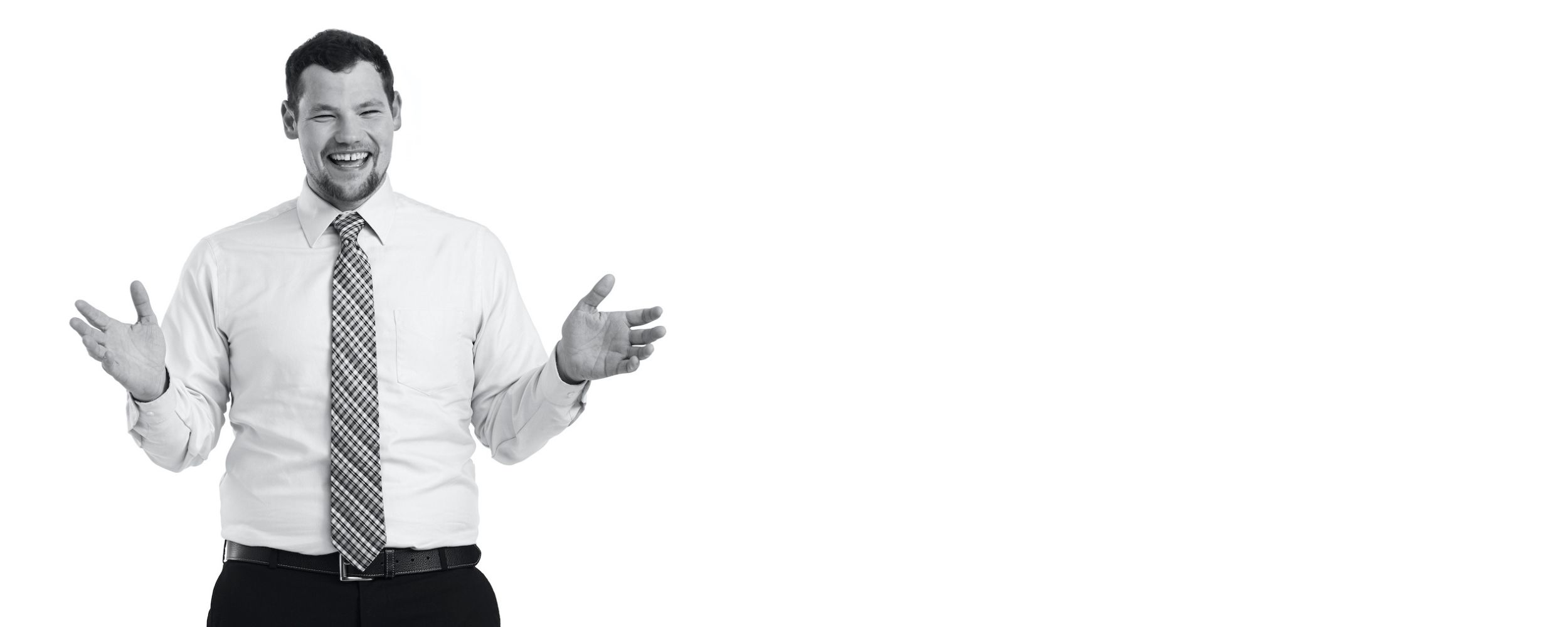 professional man speaking